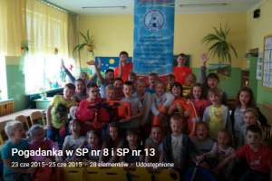 Pogadanka - szkolenie dla dzieci w SP nr 8 i SP nr 13 w Bełchatowie